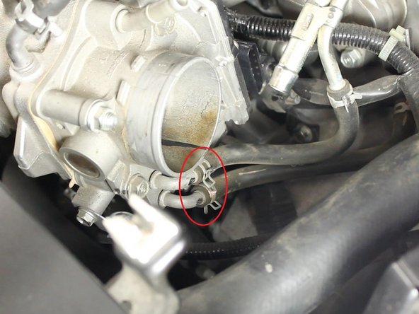 There is coolant inside of the lines. Be sure to drain the system before disconnecting, or loop the system. 