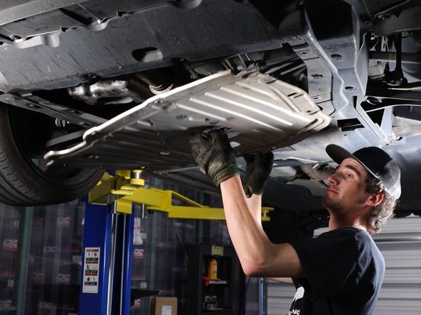 You can begin by removing the aluminum tray.