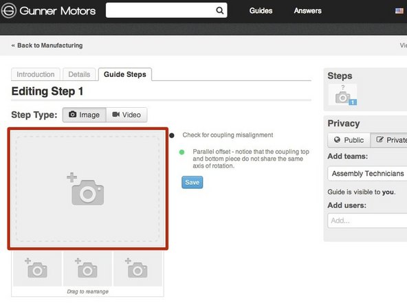 Now that you have added written instructions, it's time to add visuals.