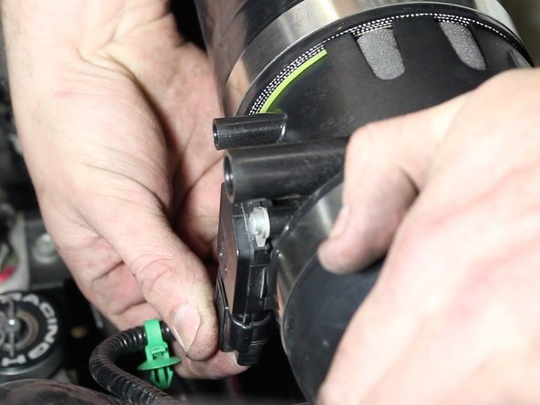 Re-connect the MAF sensor.