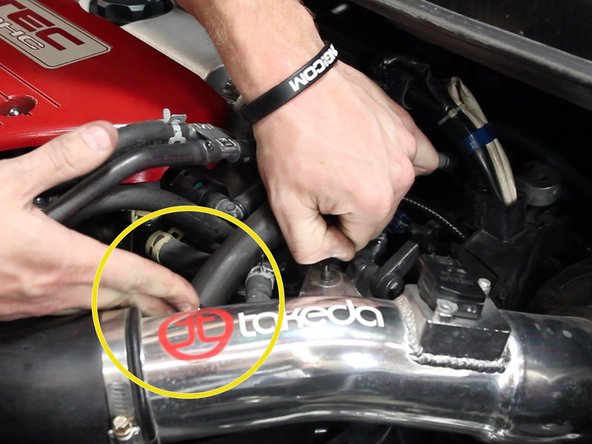 Once all of the tubes have been removed, remove the intake completely.