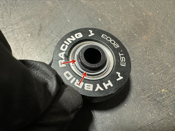 DOUBLE CHECK that retaining ring is fully seated into groove on insert.