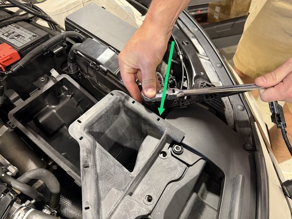 Set the bolts in a safe place. You reuse them later.