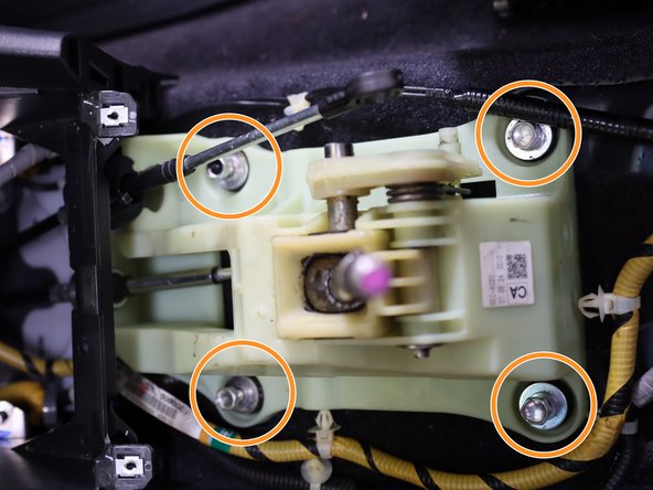Now remove all 4 shifter mounting bolts.