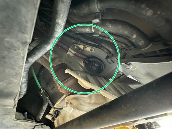 x1 On drivers side (US) of CAT (hidden above CAT in image)