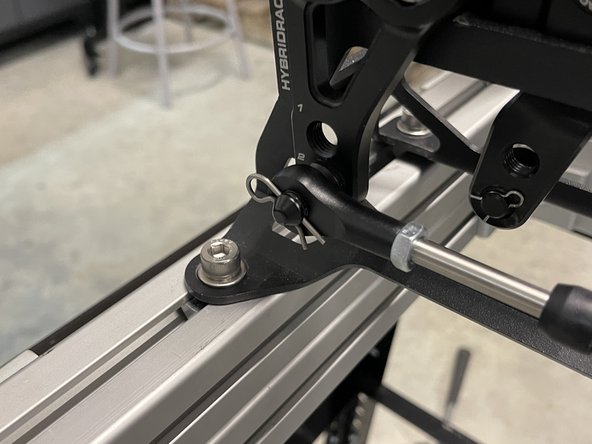 Be sure to install the cotter pin through the end link and use a wrench to tighten the end link nut.