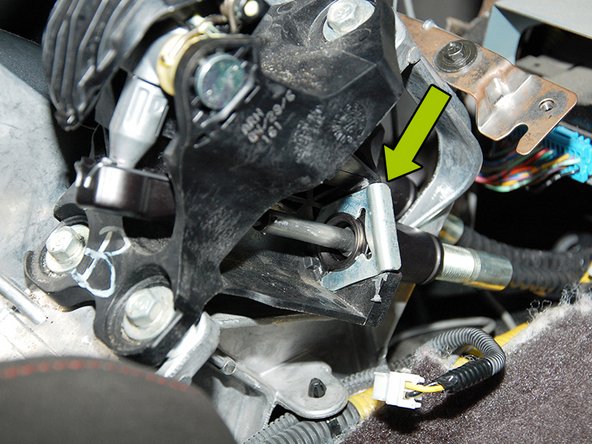 Push the bushings into the correct place on the back side of the shifter and slide on the “c”-shaped linkage clips provided just as you did with the transmission side. When completed yours should look like the ones illustrated in Fig 1/2.