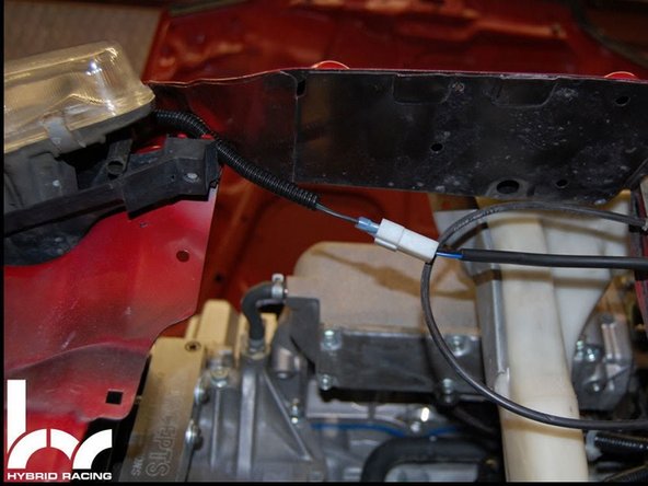 Connect the wires to the new slim fan.