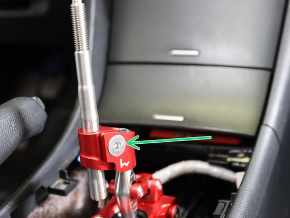 The offset has two bolts that hold it together. One will swivel the base, one will allow the upper rod to be raised or lowered.