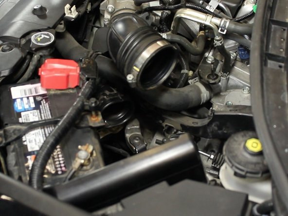 Remove the lower section of the air box.