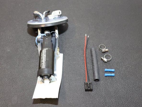 The fuel pump install is now complete.