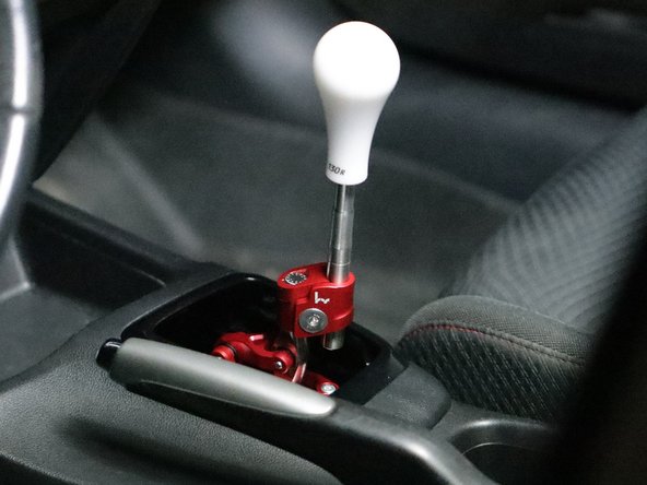 You can also remove your shift boot and install just the trim ring to leave your shifter exposed.