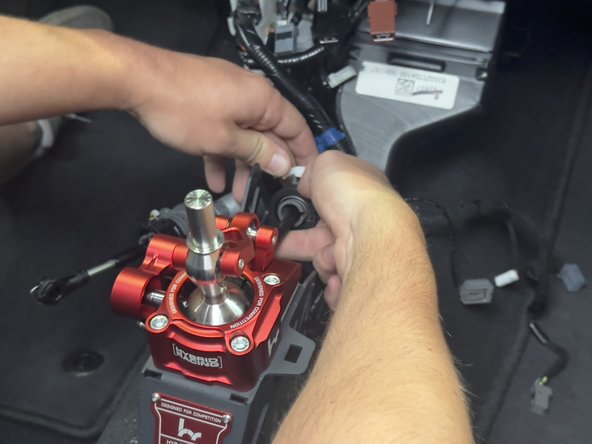 Once you have chosen your starting positions, you can reinstall the shifter cables. Follow step 12, then 11, then 10 again.