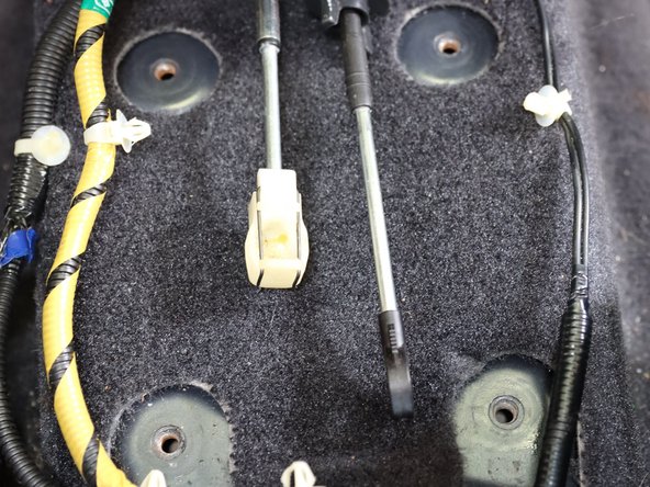 Once the shifter has been removed clean the surrounding area and then place your Hybrid Racing shifter in place.