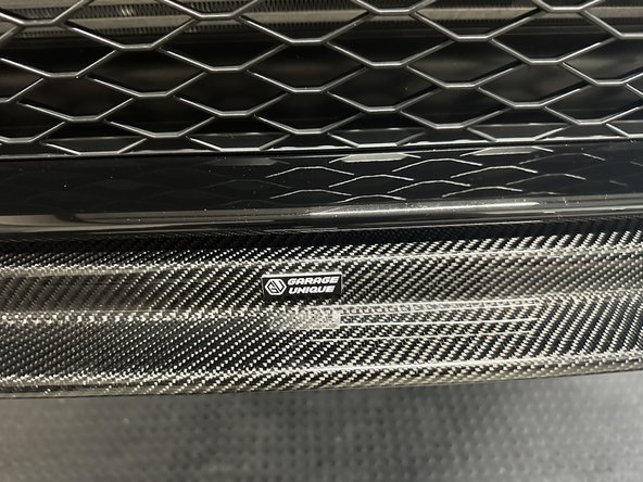 Once mounted, clean the lip and wipe the center section with alcohol.