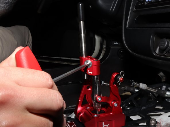 Install the shifter offset. Be sure to adjust it according to your preference.