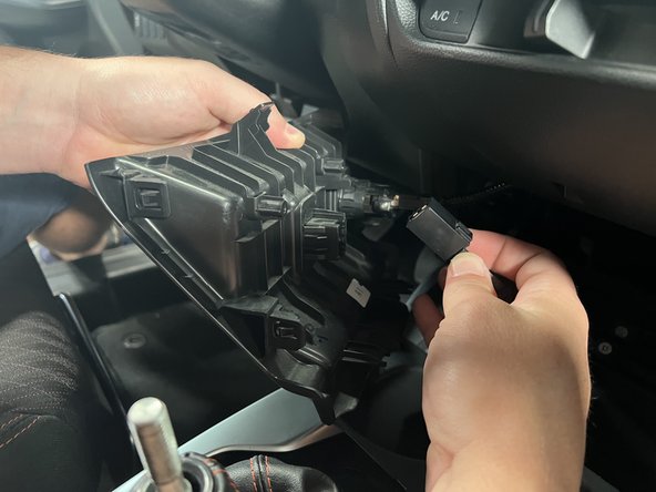 Disconnect all of the connectors.