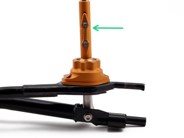 Slide the shifter upwards for a longer throw.