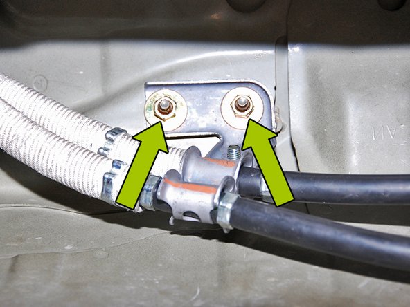 For the front bracket, remove the (2) M6 bolts( Fig 1).