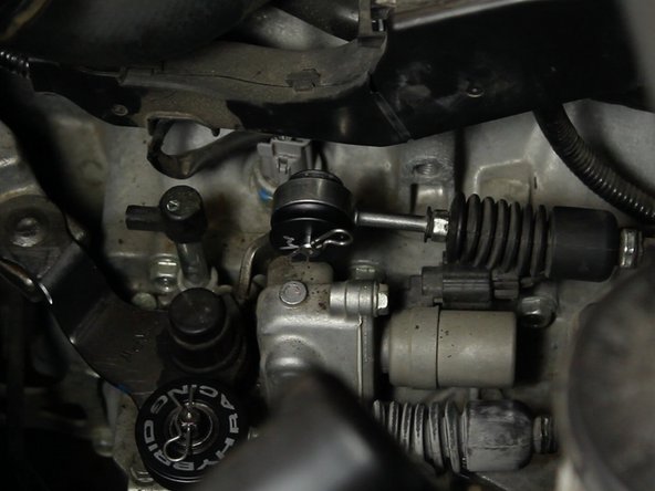 The shifter cable bushings are installed!