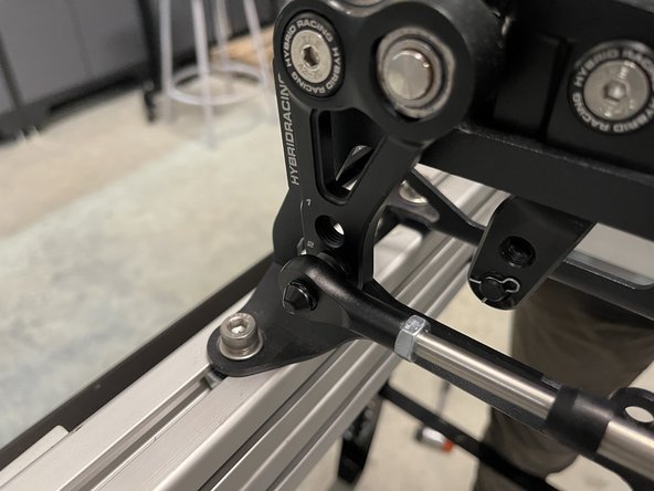 Slide the end link onto the shifter pin.