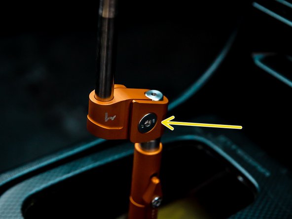 The shifter offset can rotate 360* so you can really dial in the perfect position. Loosen the other hex bolt on the offset to rotate the entire shift rod assembly.