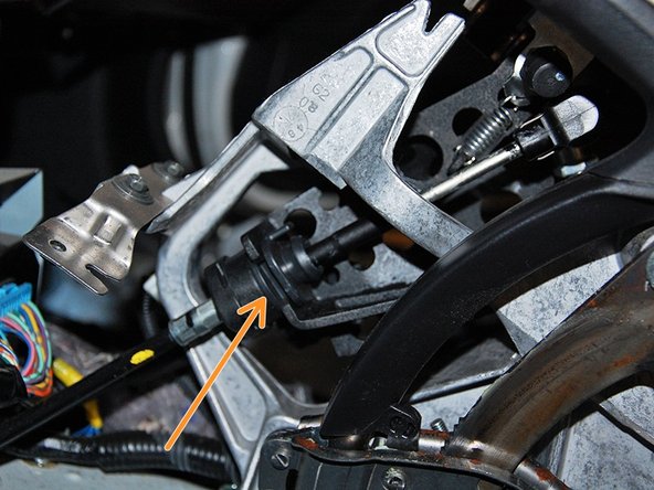 Rotate the cables into the cable keeper just as the were removed from the OEM shifter.