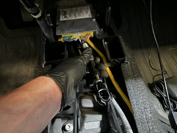 Pull cables further into cabin.