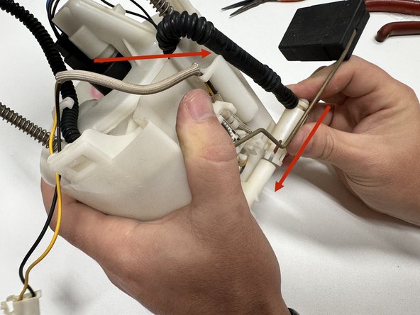 Reinstall the pump hose.