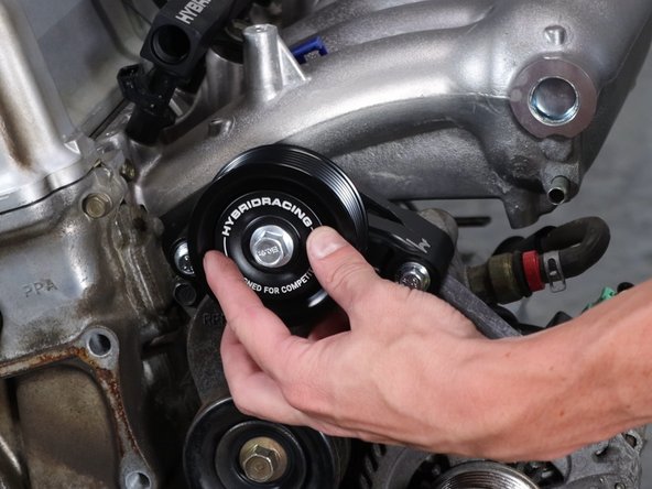 Pulley torque spec: 47ft-lb