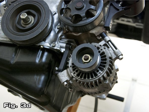 There are two (2) different flange thicknesses on K-series alternator for the lower two mounting bolts. If you have a 30 mm (1.18in) flange, use the supplied 55 mm M8x1.25 bolts. If you have a 40 mm (1.57in) flange, use the supplier 65 mm M8x1.25 bolts. See the table below to see if you should use them.