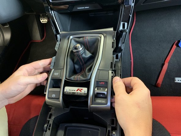 Don't pull on it too hard because there are electrical connectors holding it in place.