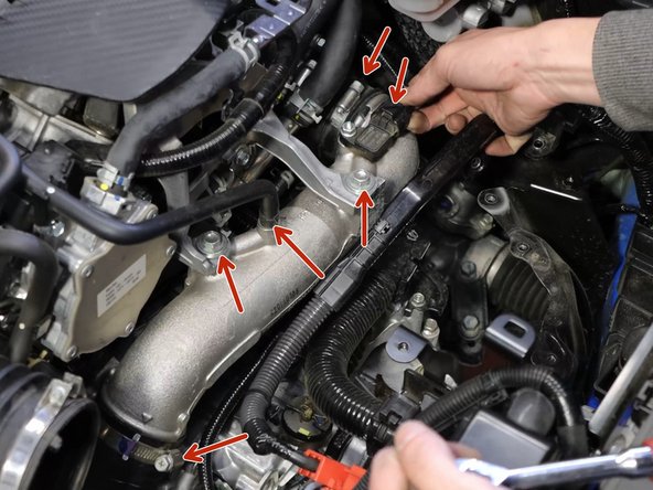 Remove the intake charge pipe.