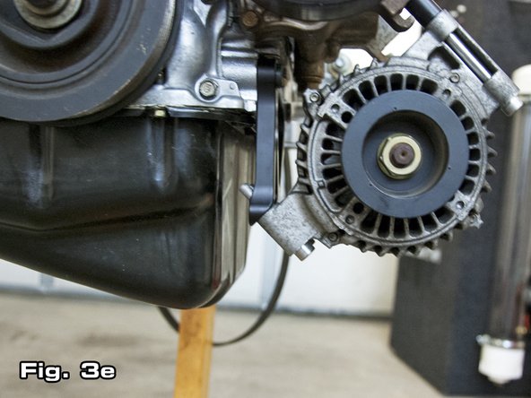 There are two (2) different flange thicknesses on K-series alternator for the lower two mounting bolts. If you have a 30 mm (1.18in) flange, use the supplied 55 mm M8x1.25 bolts. If you have a 40 mm (1.57in) flange, use the supplier 65 mm M8x1.25 bolts. See the table below to see if you should use them.