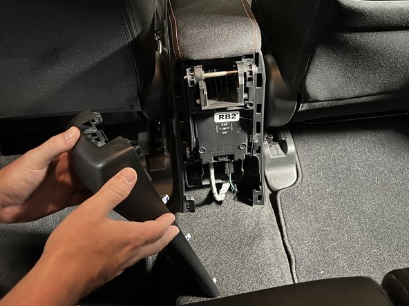 Start at the top and work your way down. Use your hands to separate the plastic clips.