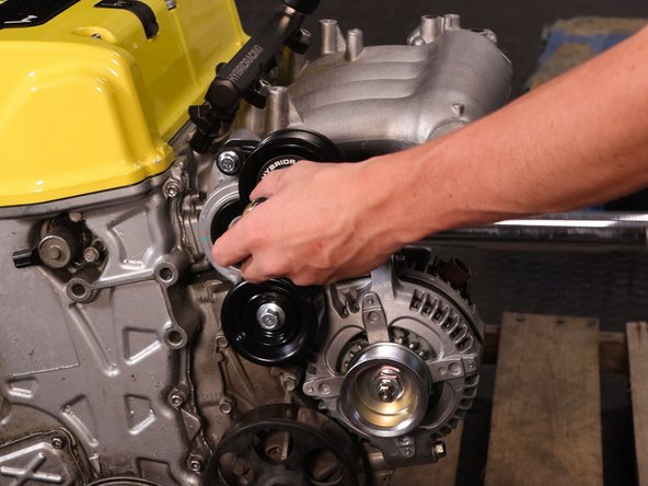 Pulley torque spec: 47ft-lb