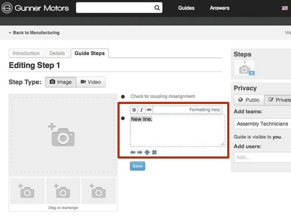 To add another bullet point, press Enter while in the text box of a previous bullet point.