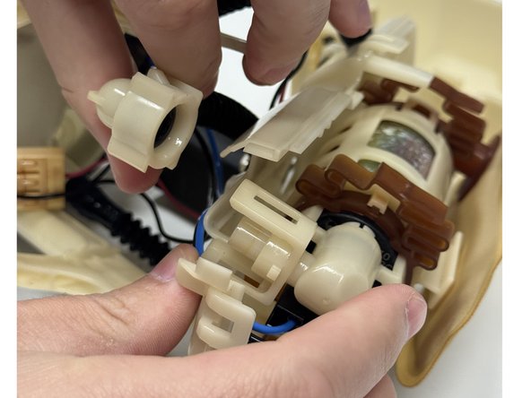 Unclip and remove the fuel pump hose.