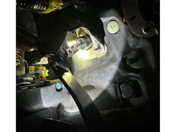 Remove x2 M8x1.25mm nuts holding CMC to Firewall.