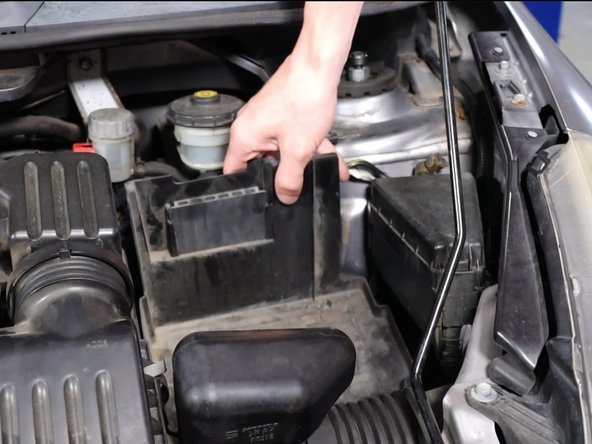 Remove the battery tray and set it aside.