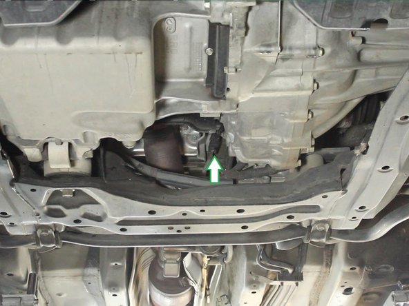 Unplug the primary o2 sensor from the plug that is attached to the firewall by pressing on the release clip.