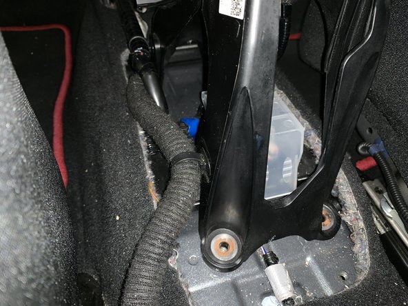 Remove the x4 10mm bolts on the base of the factory shifter.