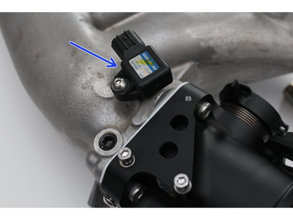 There are two mounting bolts on the top and two on the bottom. (Bottom not shown)