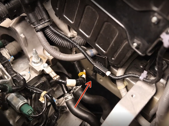 Install the provided clutch line mounting clips.