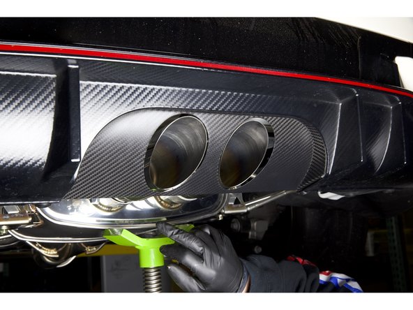 Install your exhaust tips and position them to your liking.