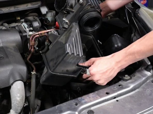 Remove the airbox from the car.