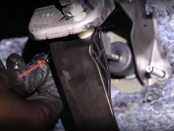 Install the greased clevis and then reinstall the OEM retaining clip.