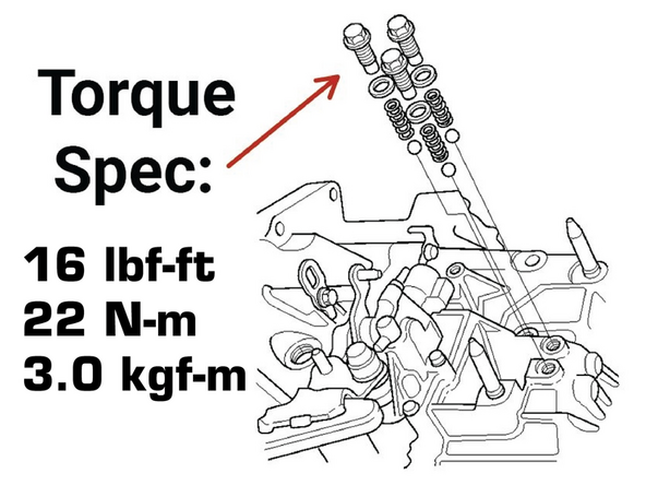 Be VERY CAREFUL, these are thin-walled bolts that can strip very easily.