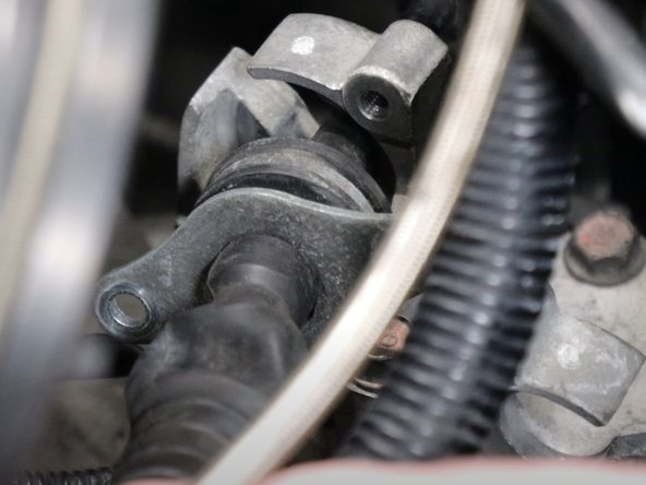 Also, be sure to remove the OEM cotter pins from the end link. (not pictured)