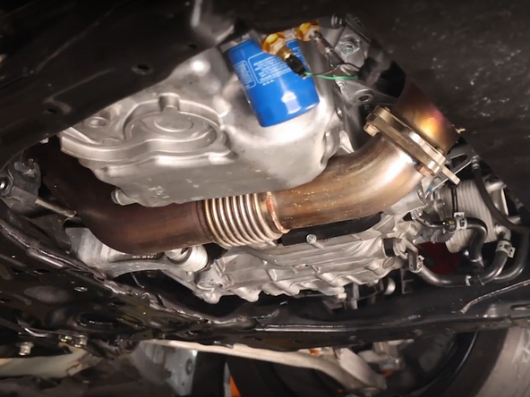 Remove the under tray.